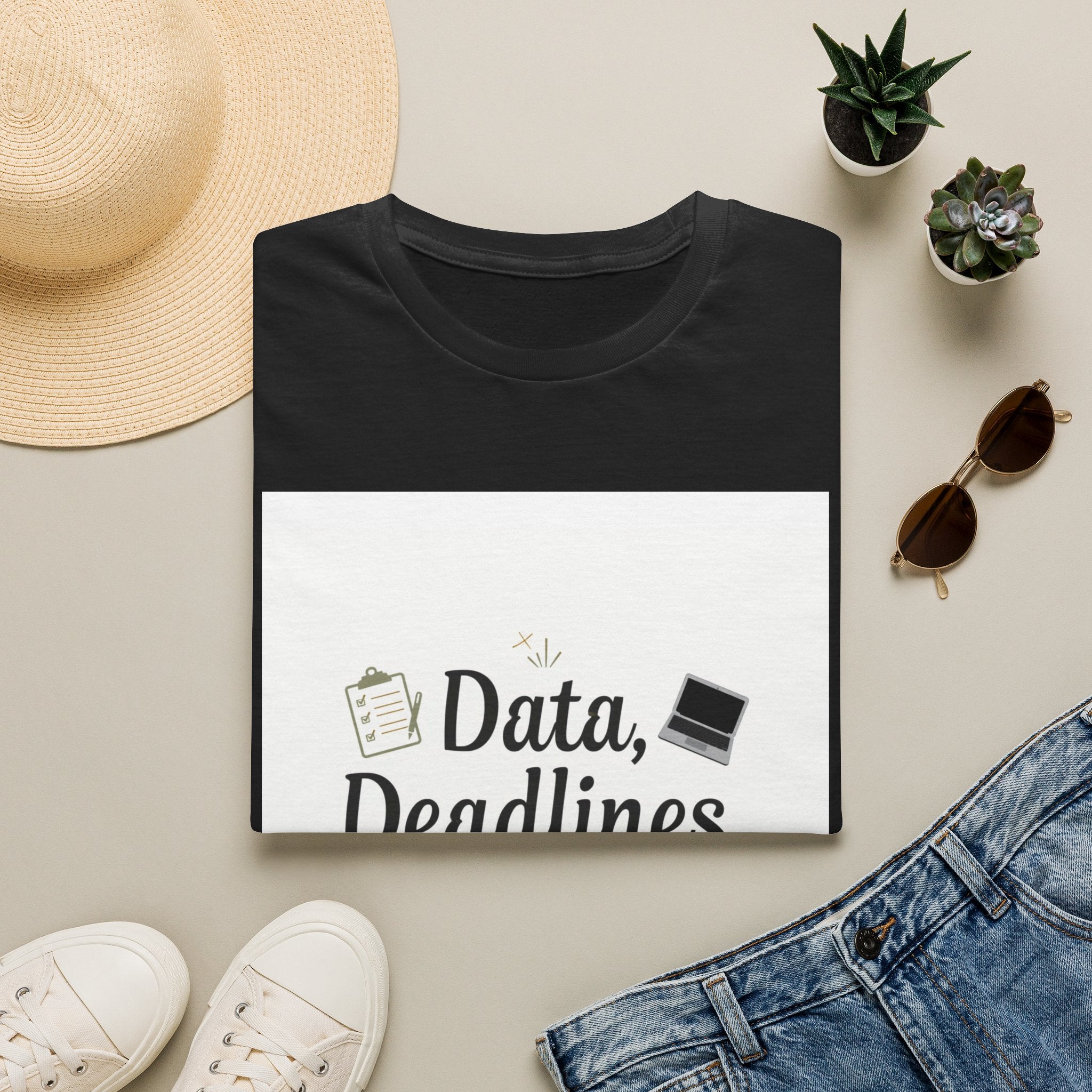 T-Shirt — Data, Deadlines & Determination Graphic Tee