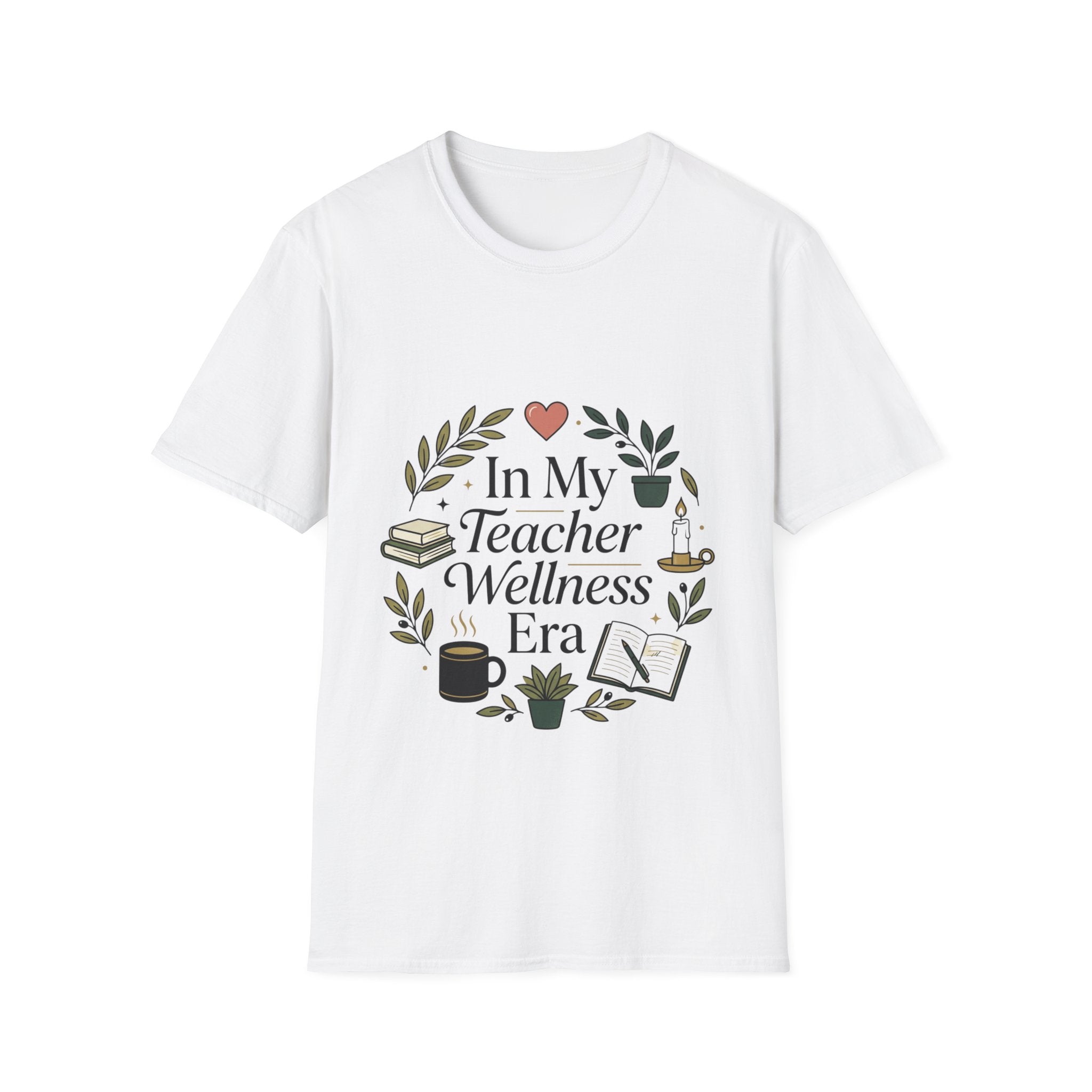 Teacher Wellness T-Shirt — "In My Teacher Wellness Era/Teach Rest Repeat