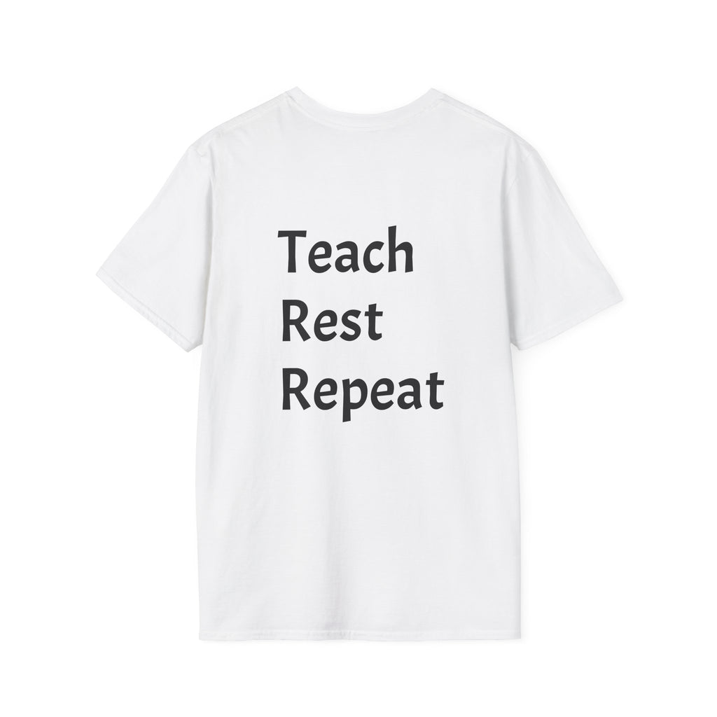 Teacher Wellness T-Shirt — "In My Teacher Wellness Era/Teach Rest Repeat