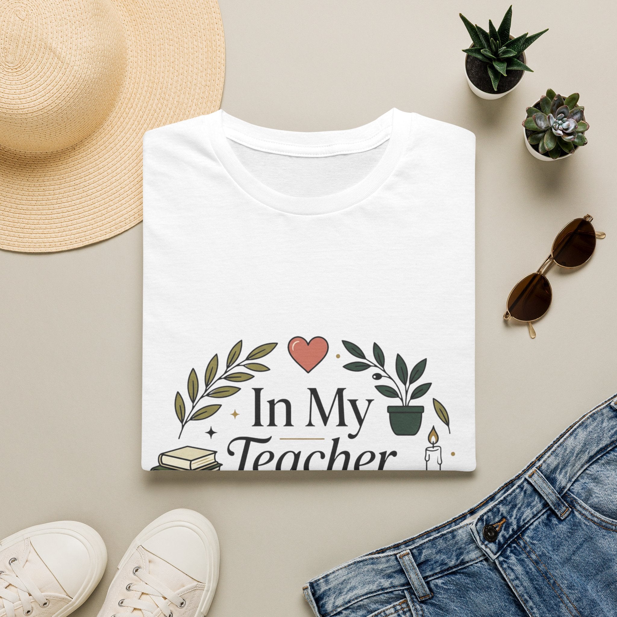 Teacher Wellness T-Shirt — "In My Teacher Wellness Era/Teach Rest Repeat