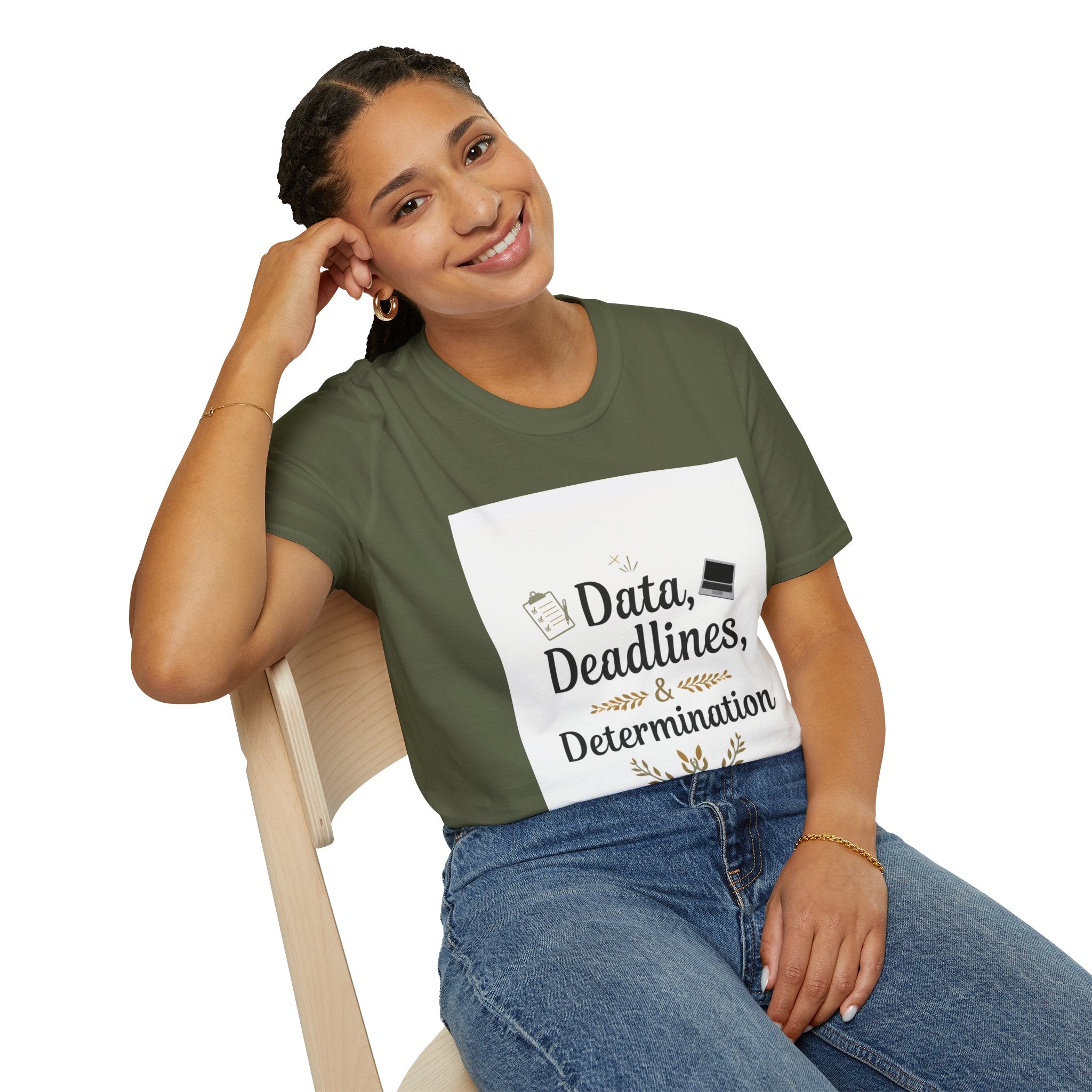 T-Shirt — Data, Deadlines & Determination Graphic Tee